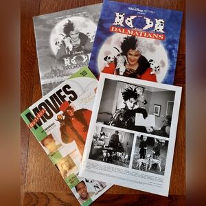 Disney 101 Dalmatians Live Action 1996 Movie 2 Press Promo Guides VTG L2